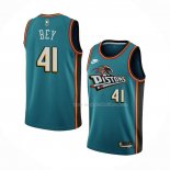 Maillot Detroit Pistons Saddiq Bey NO 41 Classic 2022-23 Vert