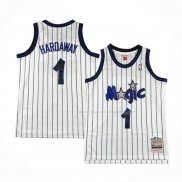 Maillot Enfant Orlando Magic Penny Hardaway NO 1 Mitchell & Ness 1993-94 Blanc