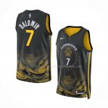 Maillot Golden State Warriors Patrick Baldwin NO 7 Ville 2022-23 Noir