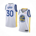 Maillot Golden State Warriors Stephen Curry NO 30 Association 2022-23 Blanc