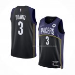 Maillot Indiana Pacers Chris Duarte NO 3 Ville 2022-23 Bleu