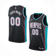 Maillot Memphis Grizzlies Personnalise Hardwood Classics 2020-21 Noir