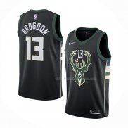 Maillot Milwaukee Bucks Malcolm Brogdon NO 13 Statement Noir