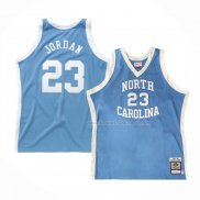 Maillot NCAA North Carolina Tar Heels Michael Jordan NO 23 Mitchell & Ness 1983-84 Bleu