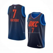 Maillot Oklahoma City Thunder Carmelo Anthony NO 7 Statement Bleu