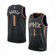 Maillot Phoenix Suns Devin Booker NO 1 Statement Noir