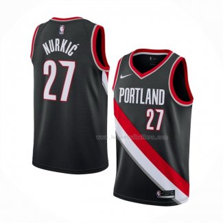 Maillot Portland Trail Blazers Jusuf Nurkic NO 27 Icon Noir