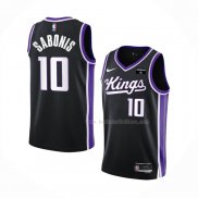 Maillot Sacramento Kings Domantas Sabonis NO 10 Icon 2023-24 Noir