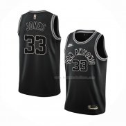 Maillot San Antonio Spurs Tre Jones NO 33 Classic 2022-23 Noir