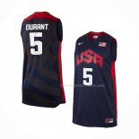 Maillot USA 2012 Kevin Durant NO 5 Noir