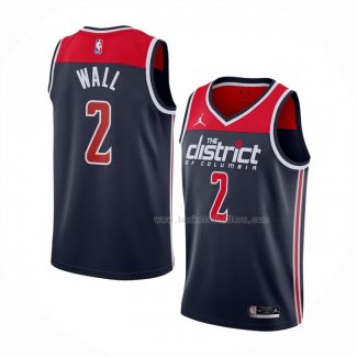 Maillot Washington Wizards John Wall NO 2 Statement 2020-21 Bleu