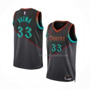 Maillot Washington Wizards Kyle Kuzma NO 33 Ville 2023-24 Noir