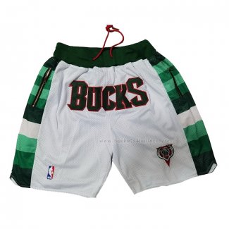 Short Milwaukee Bucks Blanc