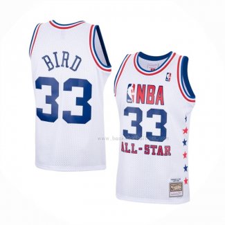 Maillot All Star 1985 Larry Bird NO 33 Blanc