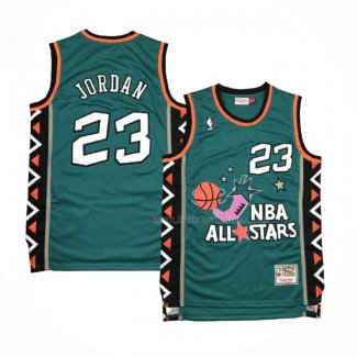 Maillot All Star 1996 Michael Jordan NO 23 Vert