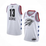 Maillot All Star 2019 Oklahoma City Thunder Paul George NO 13 Blanc