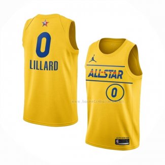 Maillot All Star 2021 Portland Trail Blazers Damian Lillard NO 0 Or