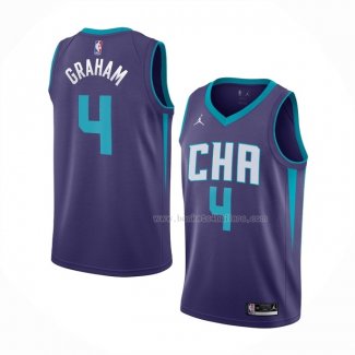 Maillot Charlotte Hornets Devonte Graham NO 4 Statement Edition Volet