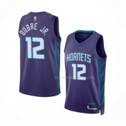 Maillot Charlotte Hornets Kelly Oubre JR. NO 12 Statement 2022-23 Volet