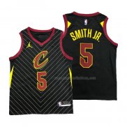 Maillot Cleveland Cavaliers Dennis Smith JR. NO 5 Statement 2020-21 Noir