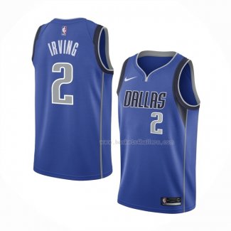 Maillot Dallas Mavericks Kyrie Irving NO 2 Icon 2022-23 Bleu