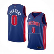 Maillot Detroit Pistons Andre Drummond NO 0 Icon Bleu