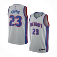 Maillot Detroit Pistons Blake Griffin NO 23 Statement 2020-21 Gris