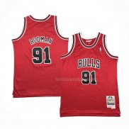 Maillot Enfant Chicago Bulls Dennis Rodman NO 91 Mitchell & Ness 1997-98 Rouge