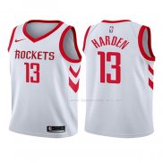 Maillot Enfant Houston Rockets James Harden NO 13 Association 2017-18 Blanc