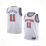 Maillot Enfant New York Knicks Jalen Brunson NO 11 Association 2022-23 Blanc