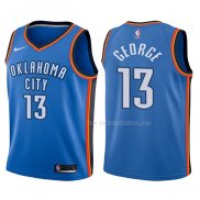 Maillot Enfant Oklahoma City Thunder Paul George NO 13 2017-18 Bleu