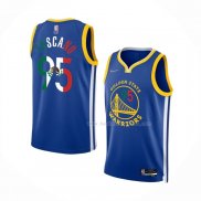 Maillot Golden State Warriors Juan Toscano-Anderson NO 95 Icon Royal Special Mexico Edition Bleu