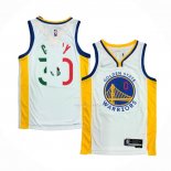 Maillot Golden State Warriors Stephen Curry NO 30 2022 Slam Dunk Special Mexico Edition Blanc