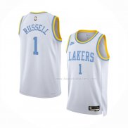 Maillot Los Angeles Lakers D'angelo Russell NO 1 Classic 2022-23 Blanc