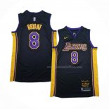 Maillot Los Angeles Lakers Kobe Bryant NO 8 Retirement 2018 Noir