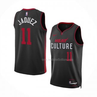 Maillot Miami Heat Jaime Jaquez JR. NO 11 Ville 2023-24 Noir