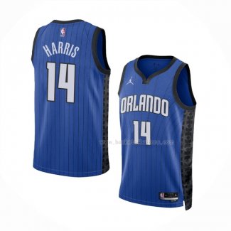 Maillot Orlando Magic Gary Harris NO 14 Statement 2022-23 Bleu