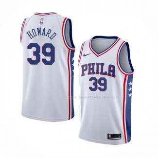 Maillot Philadelphia 76ers Dwight Howard NO 39 Association Blanc