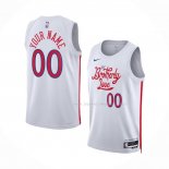 Maillot Philadelphia 76ers Personnalise Ville 2022-23 Blanc