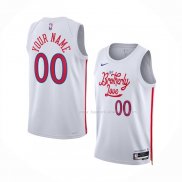 Maillot Philadelphia 76ers Personnalise Ville 2022-23 Blanc