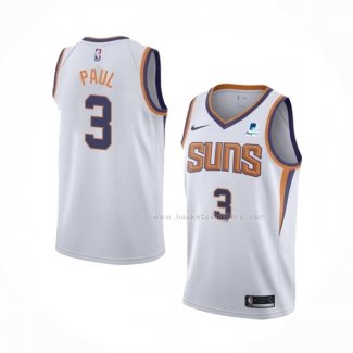 Maillot Phoenix Suns Chris Paul NO 3 Association 2021 Blanc