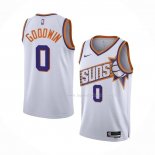 Maillot Phoenix Suns Jordan Goodwin NO 0 Association 2023-24 Blanc