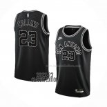 Maillot San Antonio Spurs Zach Collins NO 23 Classic 2022-23 Noir