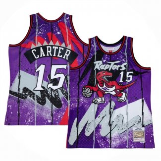 Maillot Toronto Raptors Vince Carter NO 15 Mitchell & Ness 1998-99 Volet