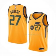 Maillot Utah Jazz Rudy Gobert NO 27 Statement Jaune