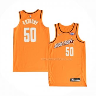 Maillot 2022 Rising Star Cole Anthony NO 50 Worthy Orange