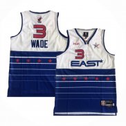 Maillot All Star 2006 Dwyane Wade NO 3 Bleu Blanc