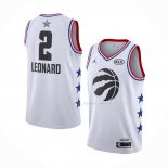 Maillot All Star 2019 Toronto Raptors Kawhi Leonard NO 2 Blanc