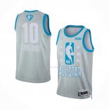 Maillot All Star 2022 Cleveland Cavaliers Darius Garland NO 10 Gris