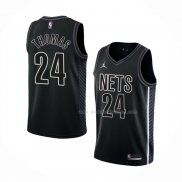 Maillot Brooklyn Nets Cam Thomas NO 24 Statement 2022-23 Noir